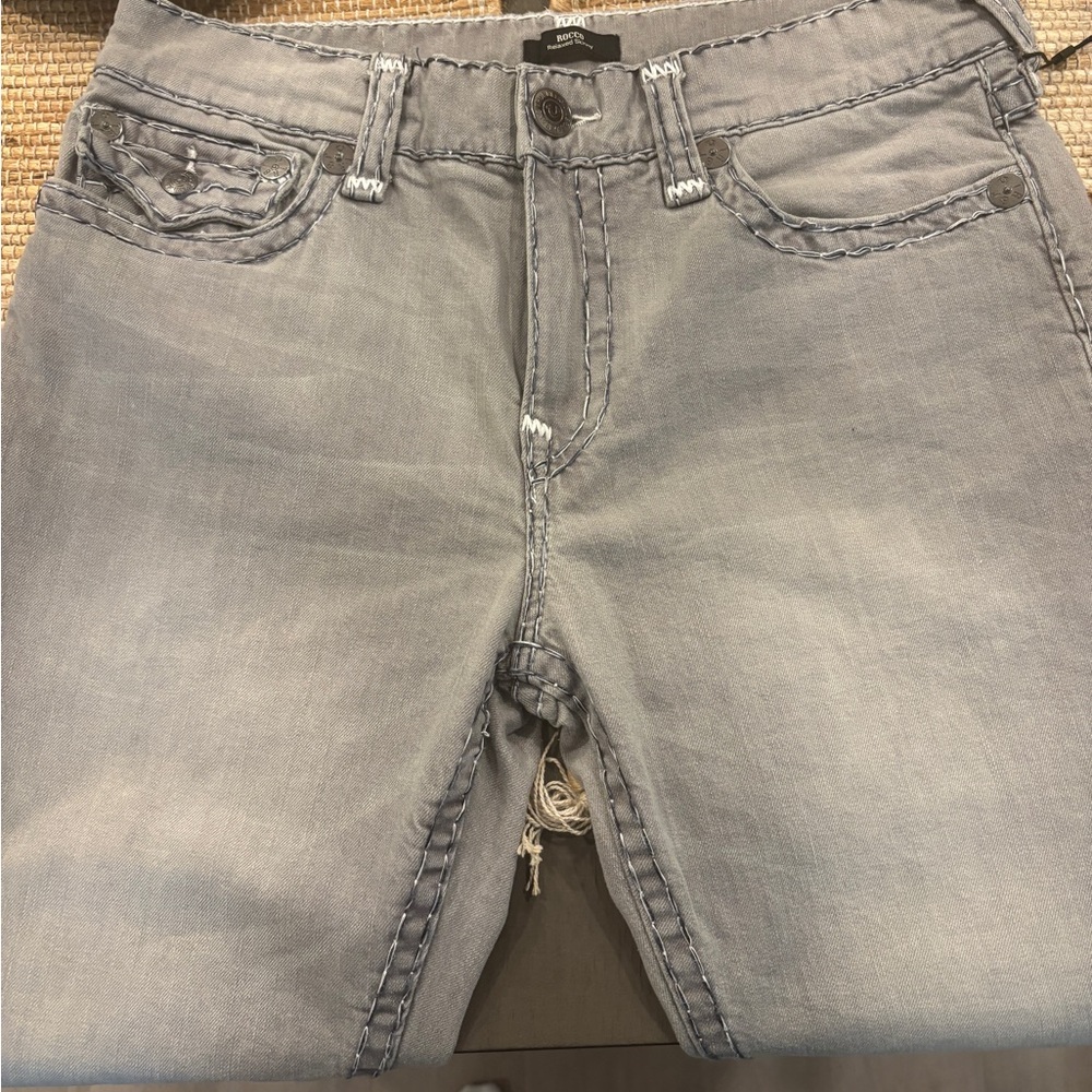 True Religion Gray Denim jeans